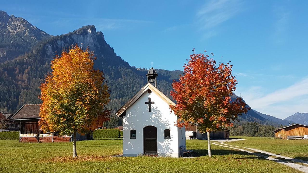 Ferienwohnung Auszeit Vils Esterno foto